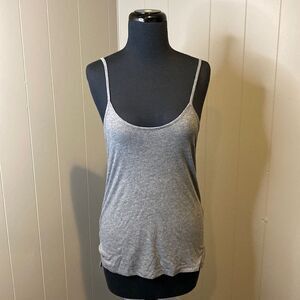 Alternative Medium Spaghetti Strap Tank Top Sit Hem